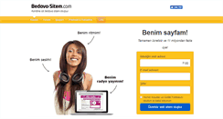 Desktop Screenshot of bedava-sitem.com